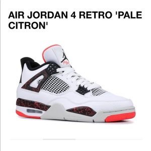 AIR JORDAN 4 RETRO 'PALE CITRON'